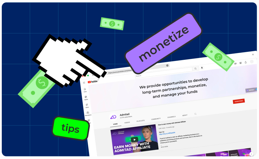 Как монетизировать канал YouTube 