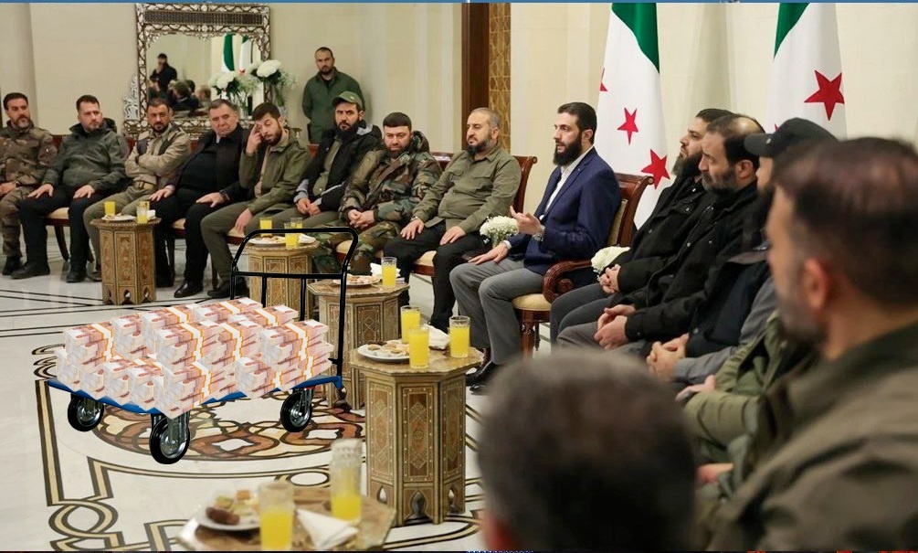    Новые руководители Сирии на переговорах.