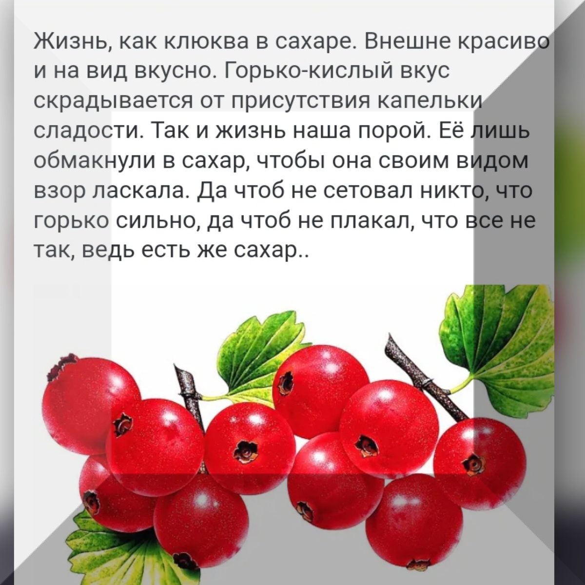 После сладкого - горечь...