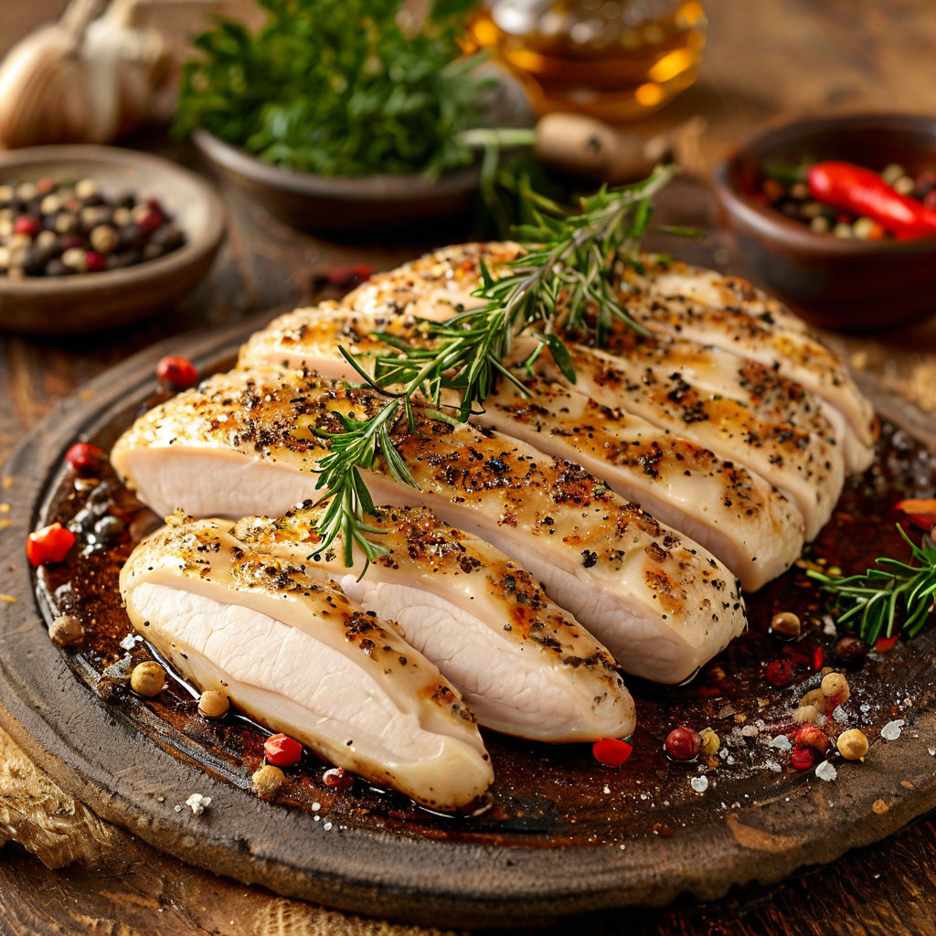 Су-вид (sous-vide) — это метод приготовления пищи, который заключается в том, что продукты запечатывают в специальный пластиковый пакет и затем варят в воде при низкой температуре на протяжении длительного времени. Куриная грудка, приготовленная методом су-вид, получается сочной и нежной, так как она не пересыхает из-за прямого контакта с водой.