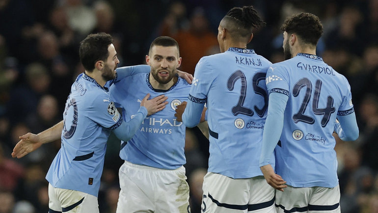    «Манчестер Сити» одержал волевую победу над «Брюгге» (3:1) и вышел в стыковые матчи Лиги чемпионов. Reuters
