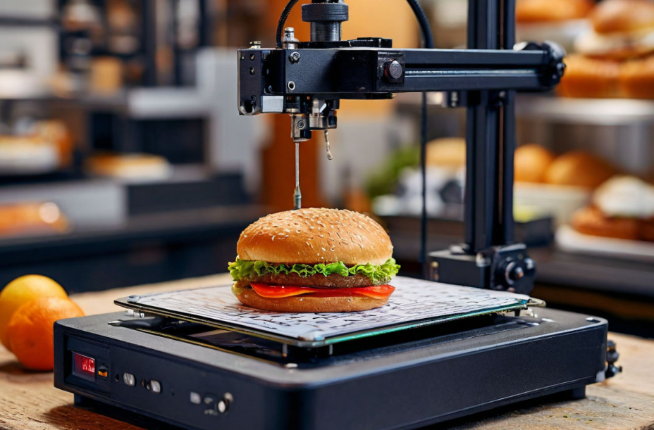 Печать бургера