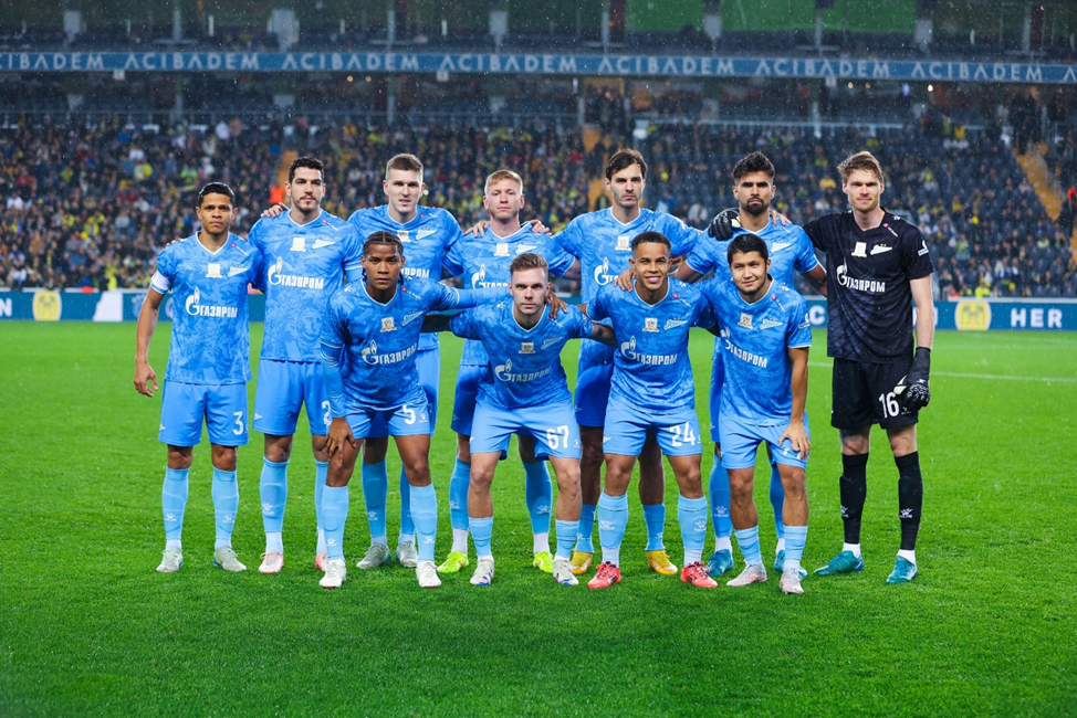 Состав Зенита на товарищеский матч против Фенербахче. 15 ноября 2024 г.