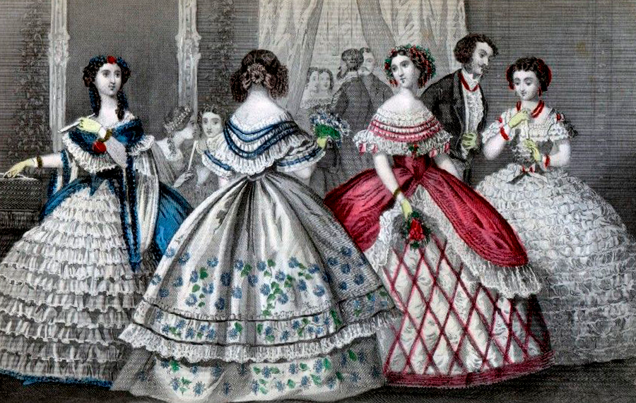 Картинка изоткрытого источника. Наряд благородных дам 