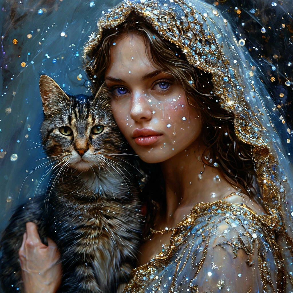 Голубая ель рисунок