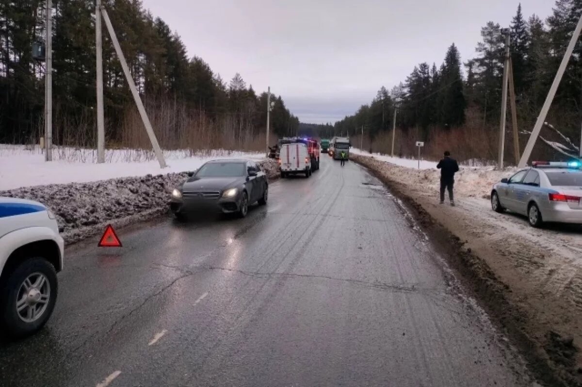    Мужчина погиб после столкновения с «Мерседесом» на трассе в Удмуртии