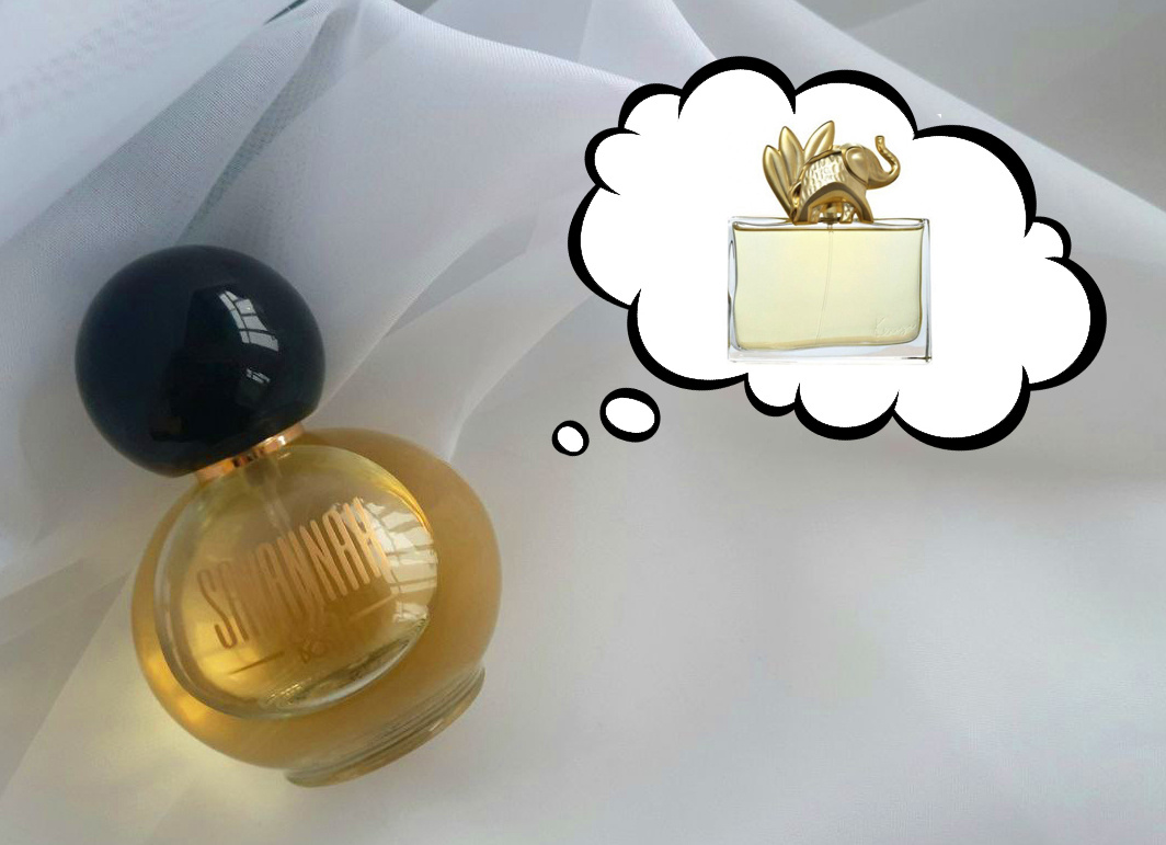 Вкрхние ноты: мандарин, гвоздика, кардамон; средние ноты: тмин, манго, гелиотроп, иланг-иланг, лакричник; базовые ноты: амбра, пачули, ваниль.