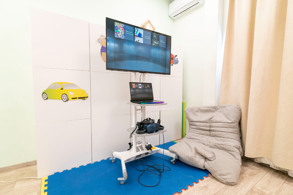 ViART в сенсорной комнате.