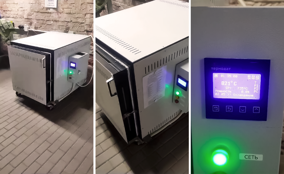 Также муфельные печи могут быть как закрытого, так и открытого типа. В первом случае все нагревательные элементы находятся внутри. В открытых печах они находятся в специальных внешних пазах снаружи.
