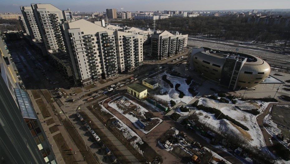    Квартал "Балтийская жемчужина". ЖК Жемчужная симфония и БЦ Балтийская жемчужина. Автор фото: Ваганов Антон