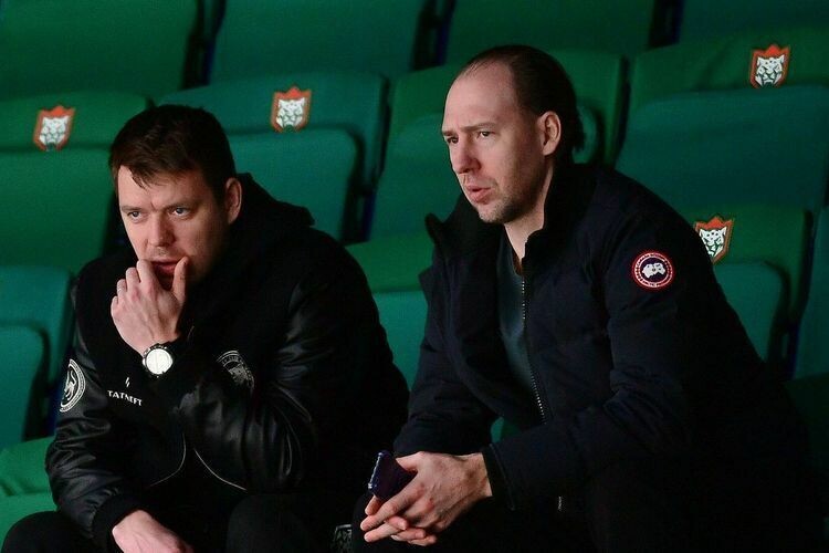    Максим Хапов (слева) и Максим Пестушко.   
Фото: ak-bars.ru