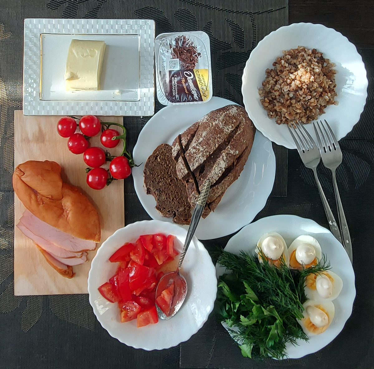 После приема воды - завтрак