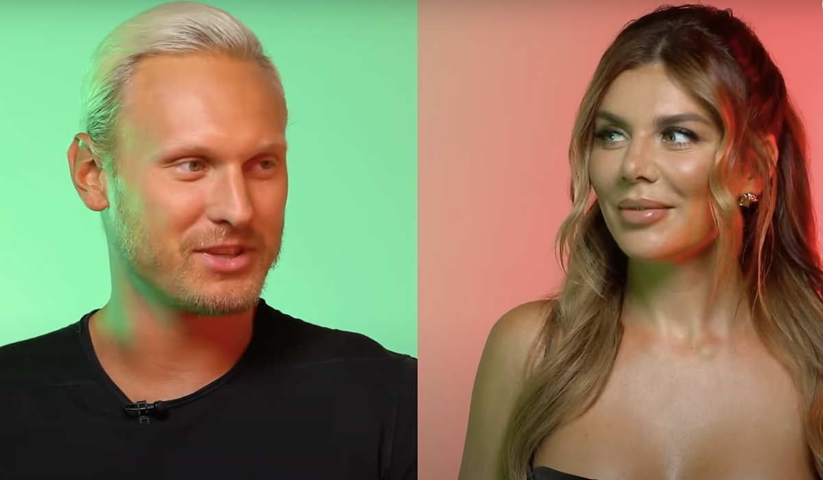    Янис Тимма и Анна Седокова. Фото: Youtube / @GQRussia