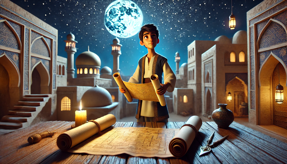 Амир под звёздным небом