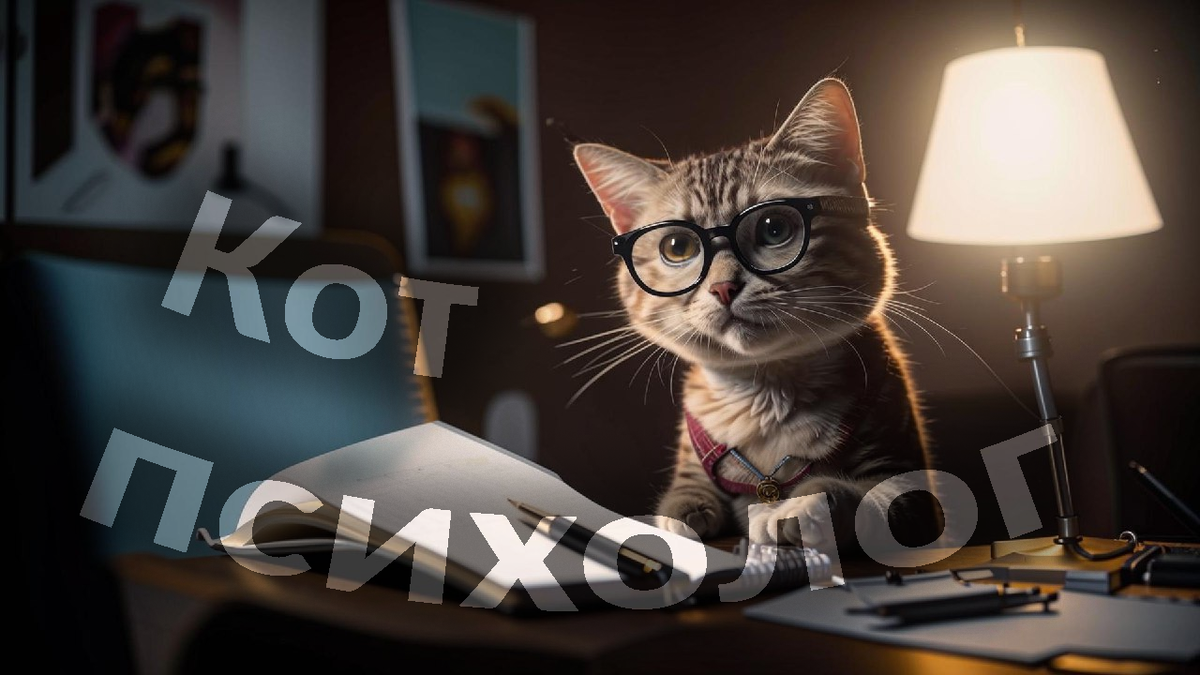 Кот психолог.