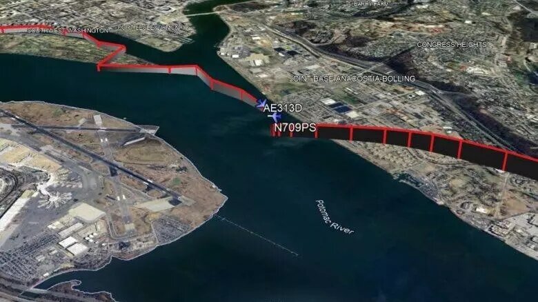 На реке Потомак из воды достали не менее 19 тел после столкновения. Фото: соцсети