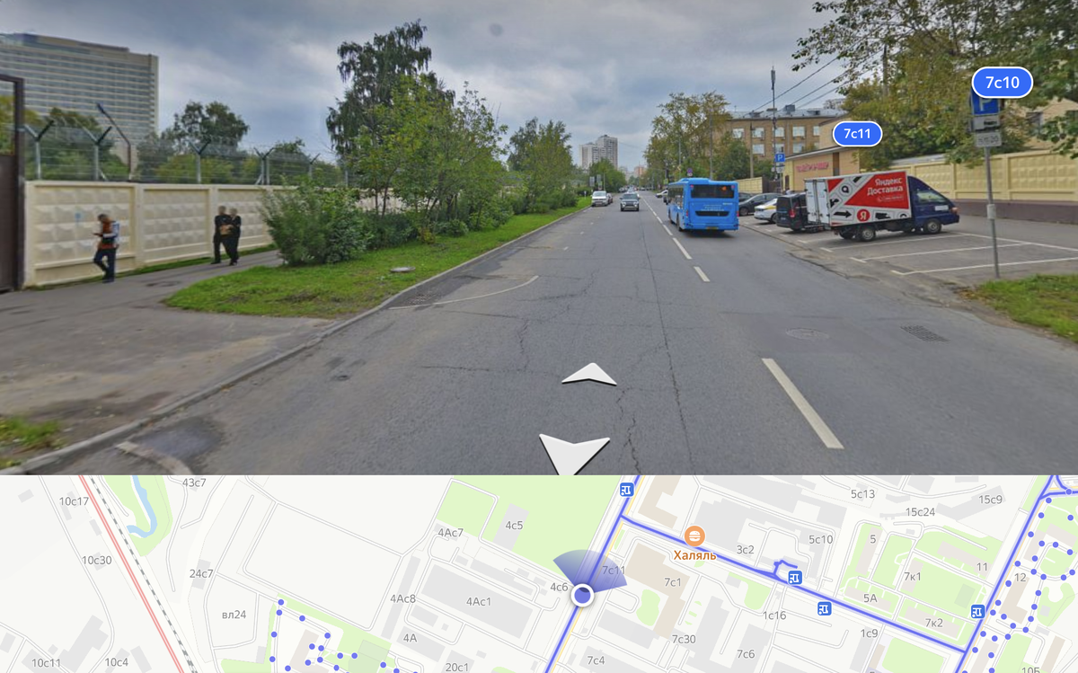 Там где на фото сейчас автобус, была очень плотная пробка. 