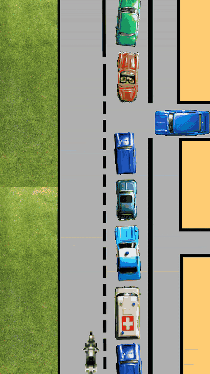 Первое, что я сказал, когда слез с мотоцикла и встретился с водителем: «Добрый вечер»)))