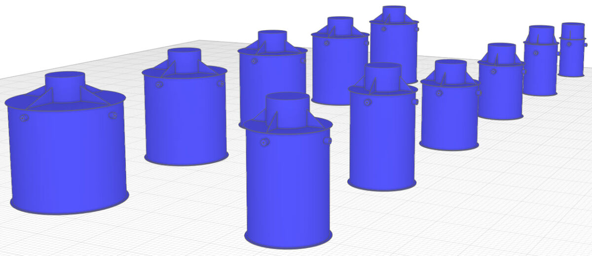 Вертикальные жироуловители STDL