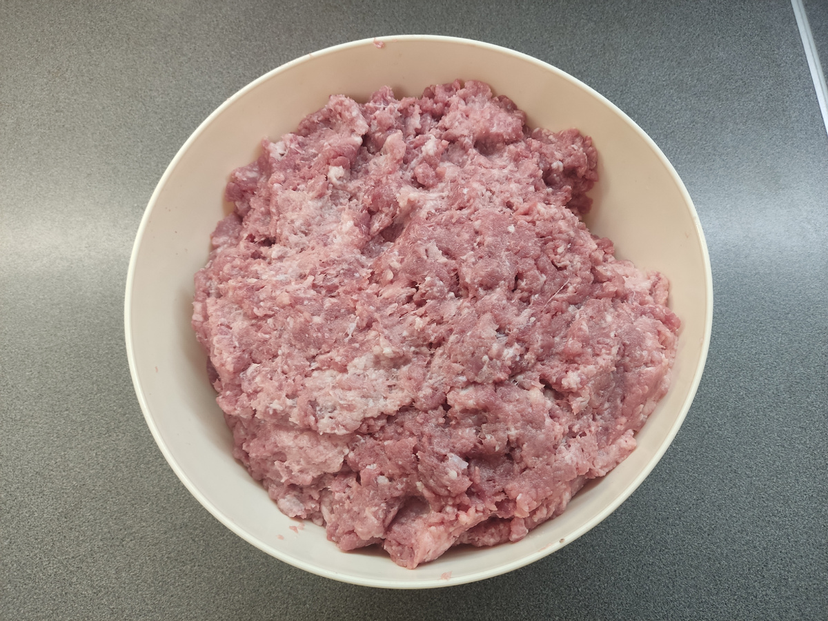 Свиной фарш.