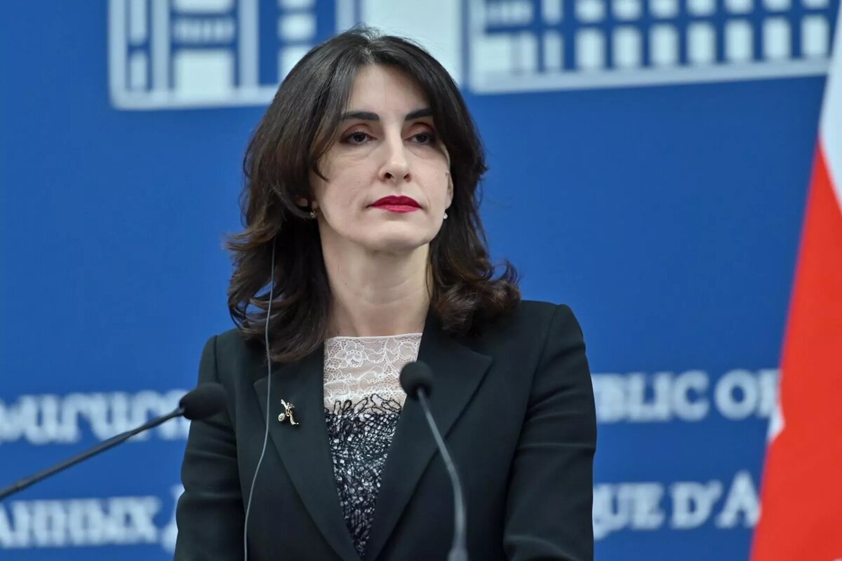 Главы МИД Армении и Грузии Арарат Мирзоян и Мака Бочоришвили на пресс-конференции по итогам встречи (30 января 2025). Еревaн
© Sputnik / Aram Nersesyan