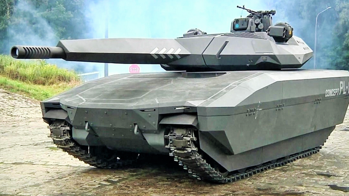 На фотографии: польский «стелс-танк» PL-01, выполненный по Stealth-технологии. Источник фото: https://cf.ppt-online.org/files/slide/e/eE8ahjk5STFAxmv4H1BOUlGr3z2IPsi6LVWqZb/slide-22.jpg 
