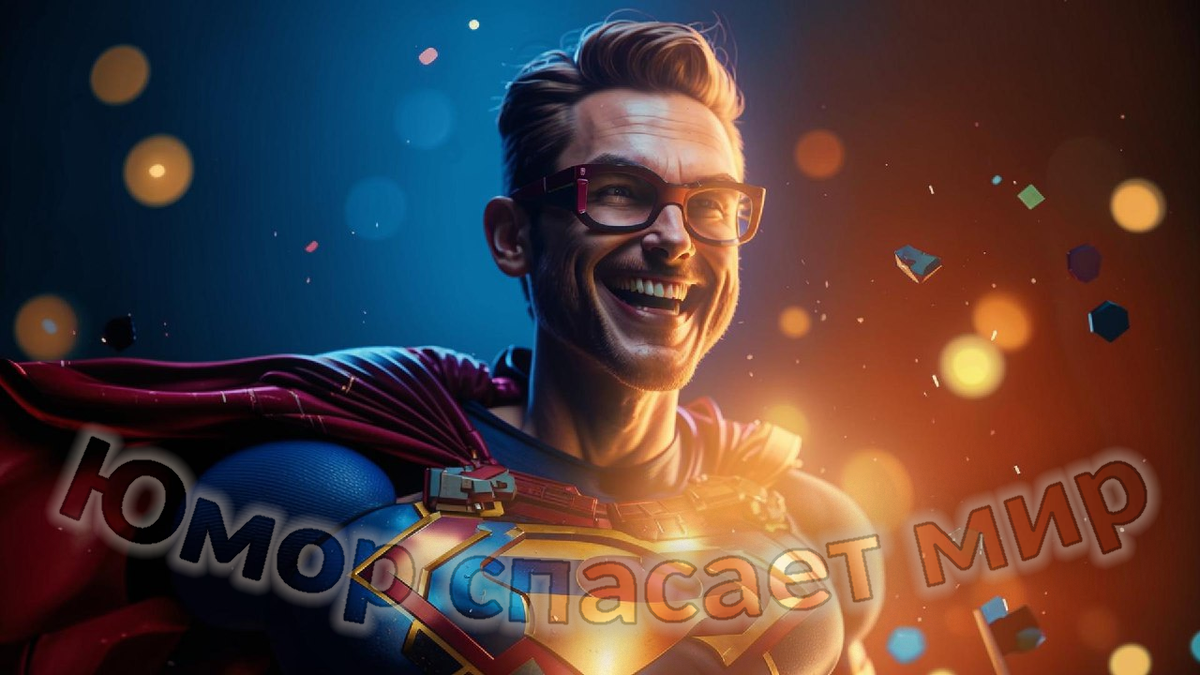 Юмор спасает мир.