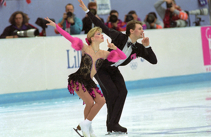    Евгения Шишкова и Вадим Наумов. Норвегия, Лиллехаммер. 1994 год.Владимир Беззубов/ТАСС