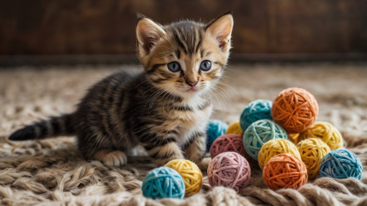 🧸 “Играйте с вашим котенком, чтобы он оставался активным и здоровым – узнайте, когда кастрация может помочь!”