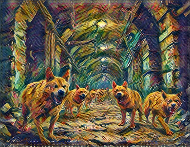 Стая диких собак