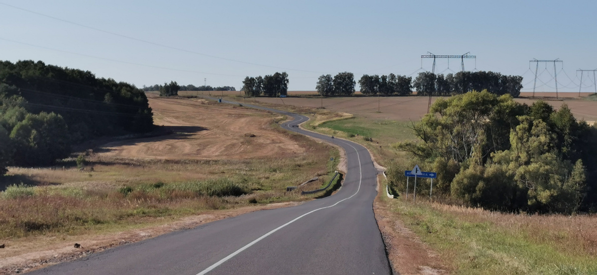 Дорога на Даровое со стороны Ступино