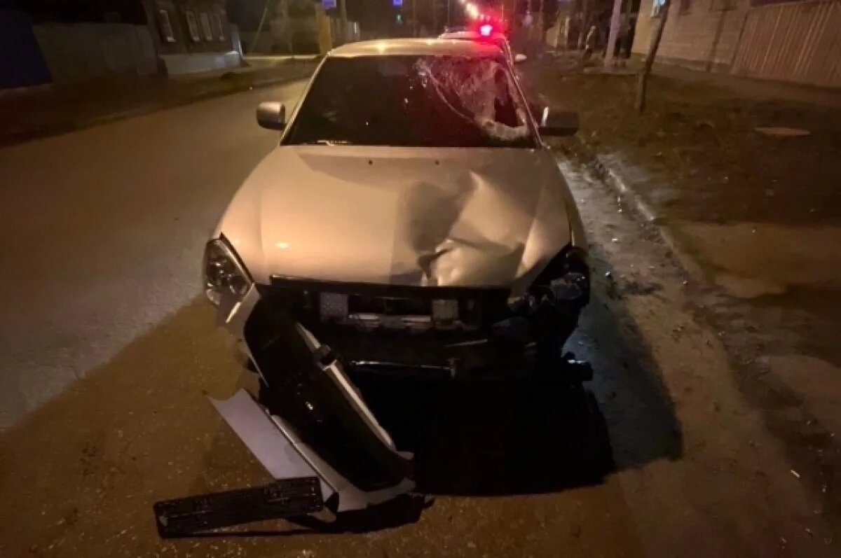    В Астрахани водитель насмерть сбил пешехода, переходящего дорогу на красный