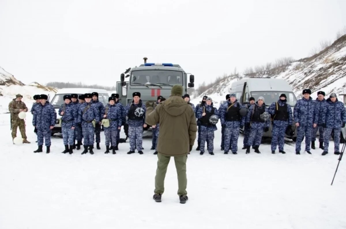    Пензенские росгвардейцы тренировались поражать беспилотники