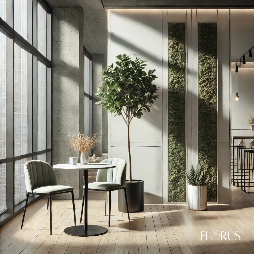 Озеленение интерьера в стиле минимализм