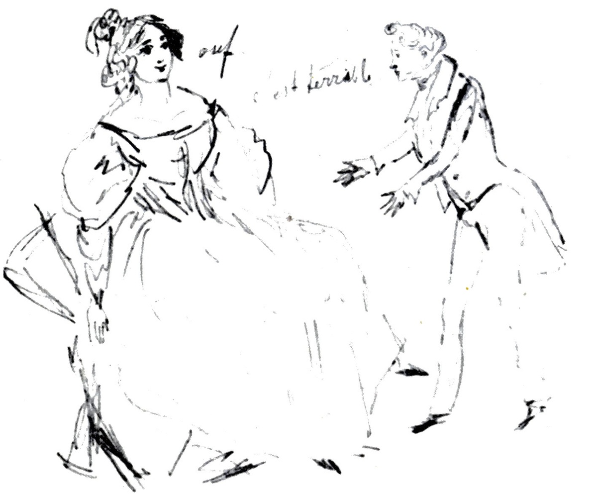 Рисунок Лермонтова