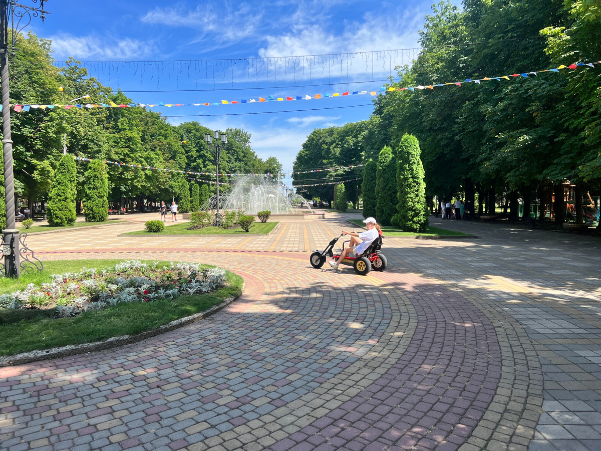 Парк в станице Каневская