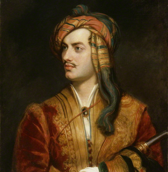 Джордж Ноэн Гордон Байрон, худ. Томас Филлипс, 1835 г. 