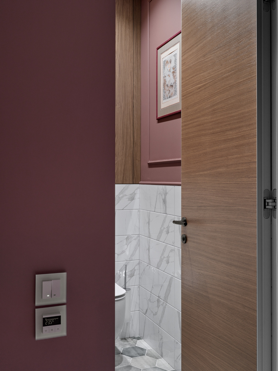 Двери DORIAN.RU в натруальном шпоне в реализованном проекте дизайнера Анастасии Уфимцевой