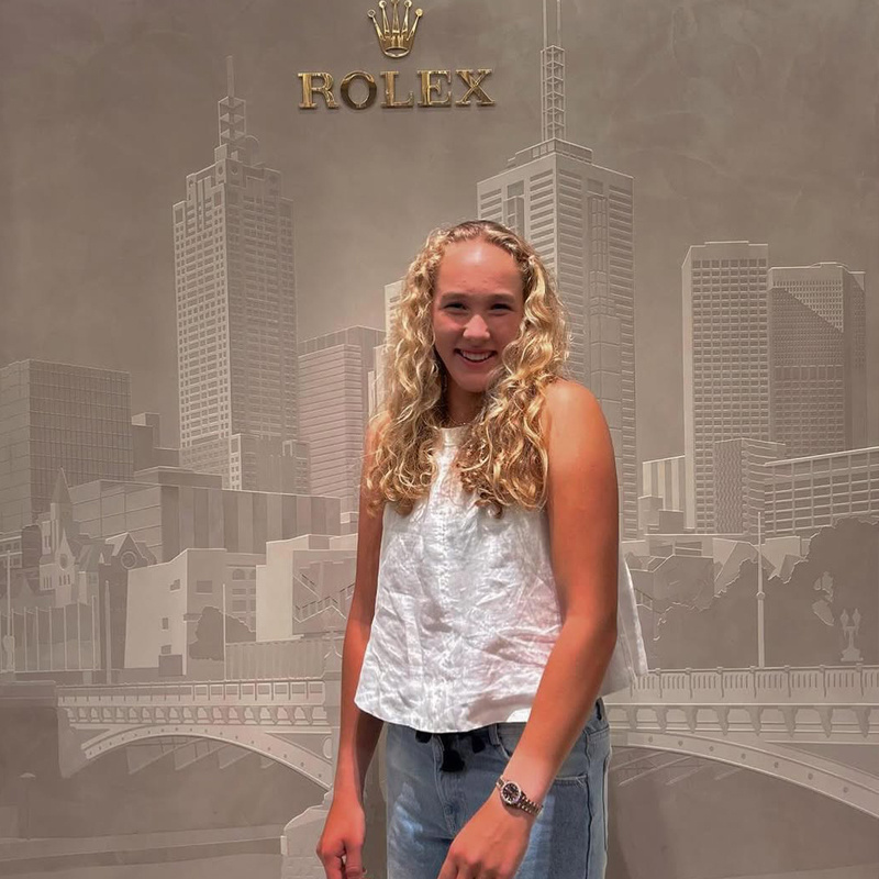 Мирра Андреева в часах Rolex Oyster Perpetual Lady-Datejust с бриллиантами по безелю