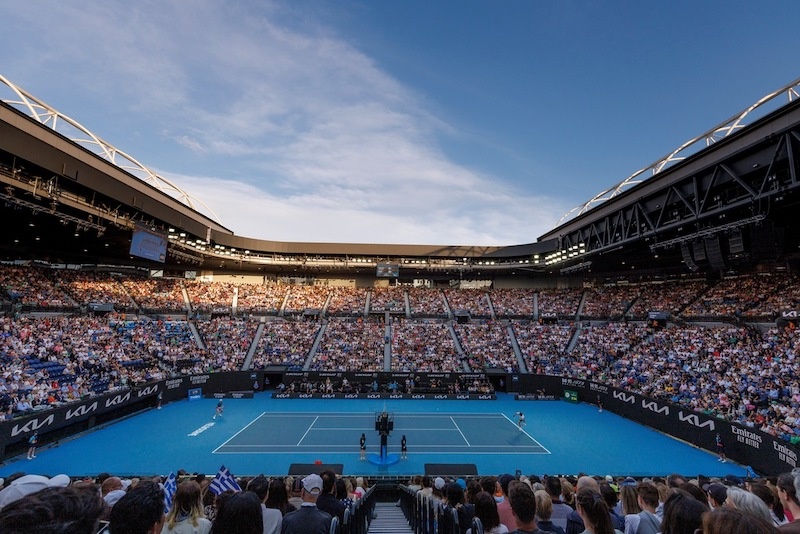 Трибуны чемпионата Australian Open 2024