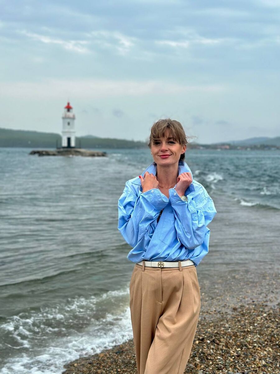 Нв фото: ведущая прогноза погоды на канале "Россия 1"  Виктория Черникова