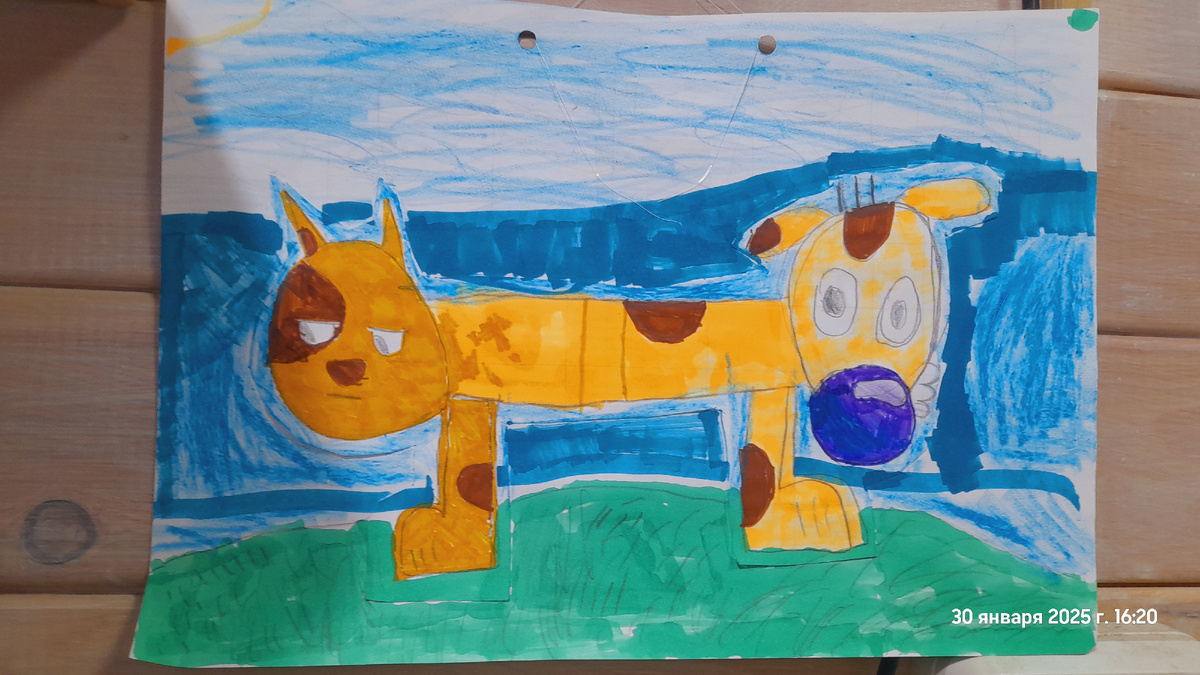 Котопёс. Рисунок Машушуни