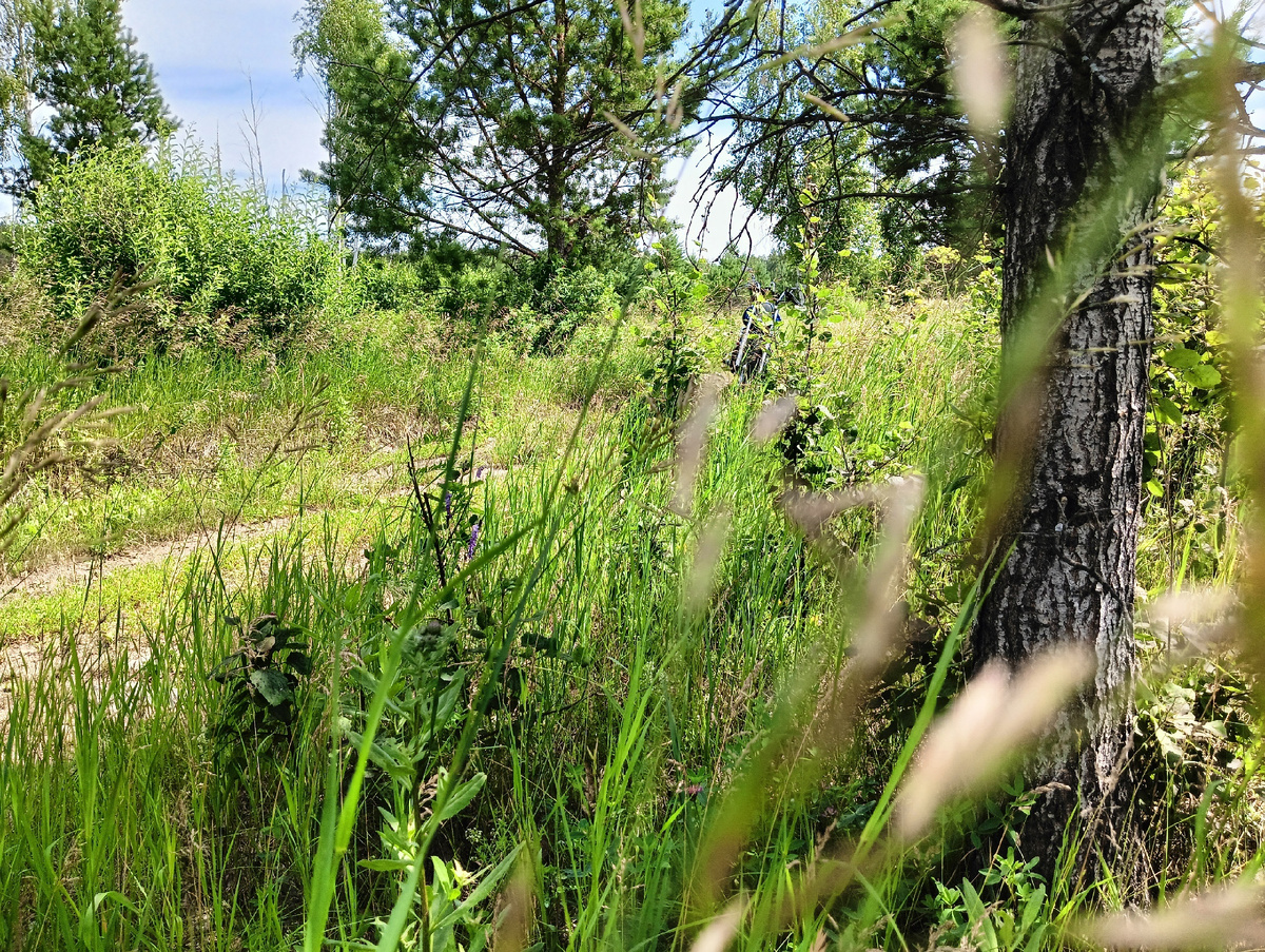 Видите мотоцикл? А он тут есть, потому что именно на нём я приехал.