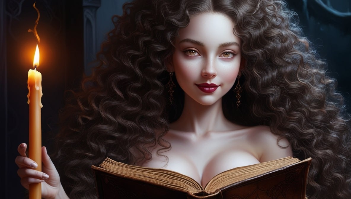 Истоки чернокнижия и веретничества, рисунок созданный автором 