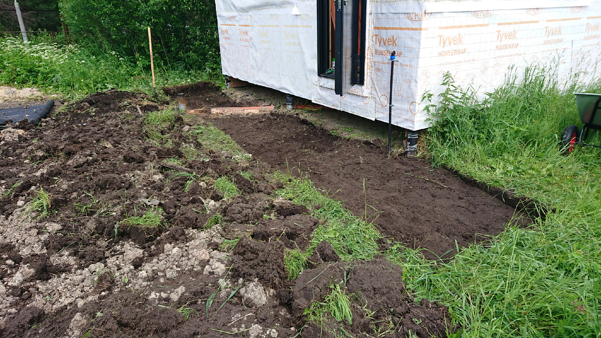 Снятие дёрна