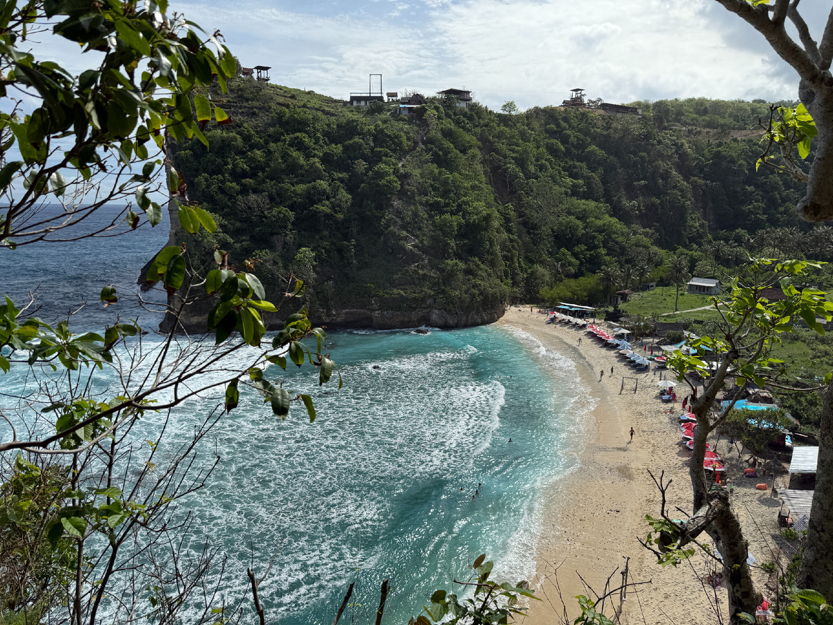 Пляж Атух. Вид сверху.