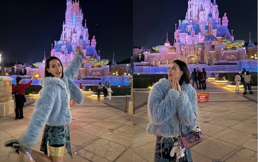    Фотофакт: Алина Загитова побывала в гонконгском Диснейленде