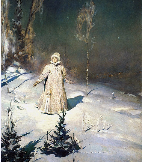 Снегурочка в живописи