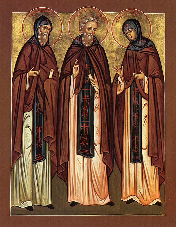 Святые родители и сын: преподобные Кирилл, Мария и Сергий Радонежские