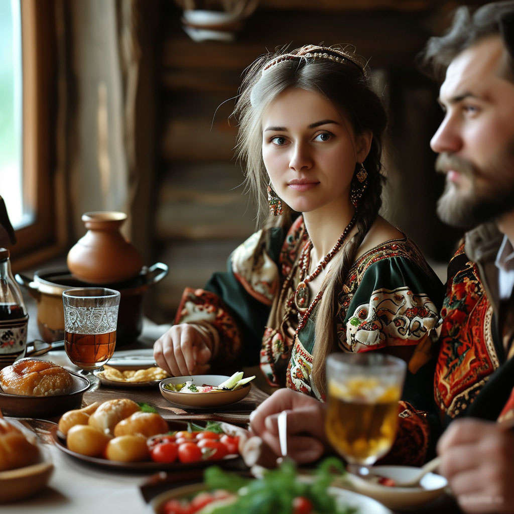 Песня "Лей налевай" Кудымкарский пир на праздник всей роднёй Влад Тим | Vlad T